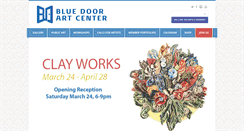 Desktop Screenshot of bluedoorartcenter.org